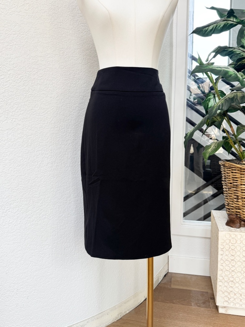 Rare Voodoo Vixen Retro 1940s Black Back Pleated Pinup Midi Skirt S Deadstock - Picture 5 of 7